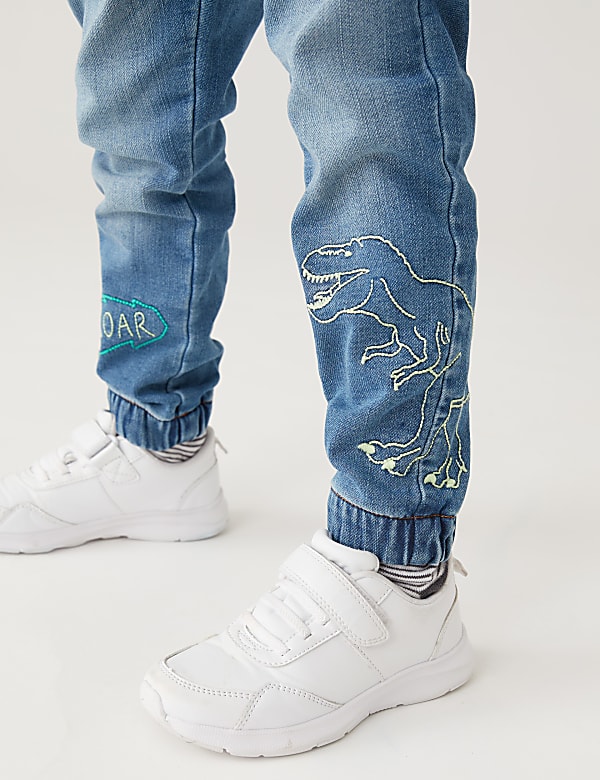 Cotton Rich Dinosaur Jogger Jeans