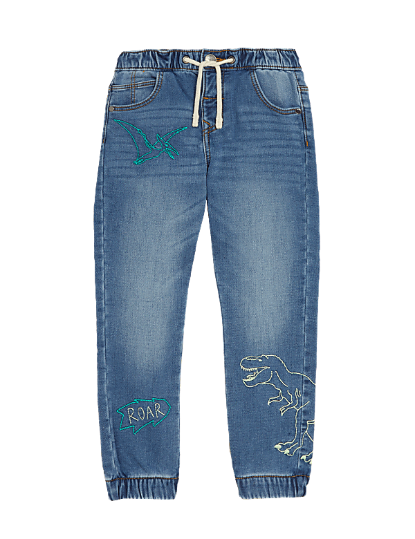 Cotton Rich Dinosaur Jogger Jeans