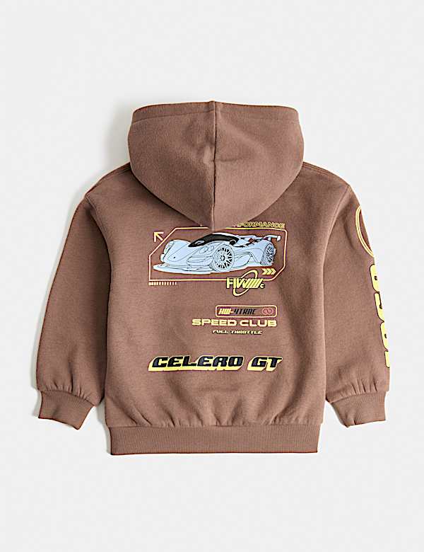 Cotton Rich Hot Wheels&trade; Hoodie (2-8 Yrs) - KR