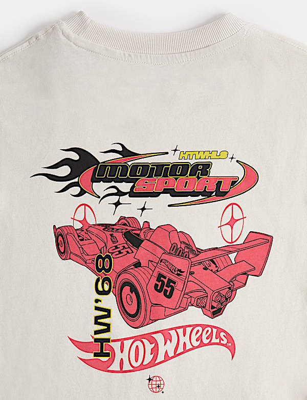 2 Pack Pure Cotton Hot Wheels&trade; Tops (2-8 Yrs)