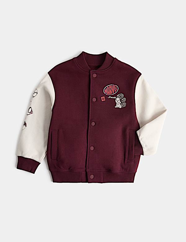 Cotton Rich Marvel&trade; Bomber Jacket (2-8 Yrs)
