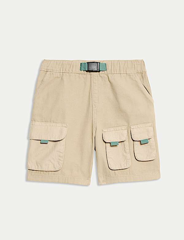 Pure Cotton Cargo Shorts (2-8 Yrs) - CZ