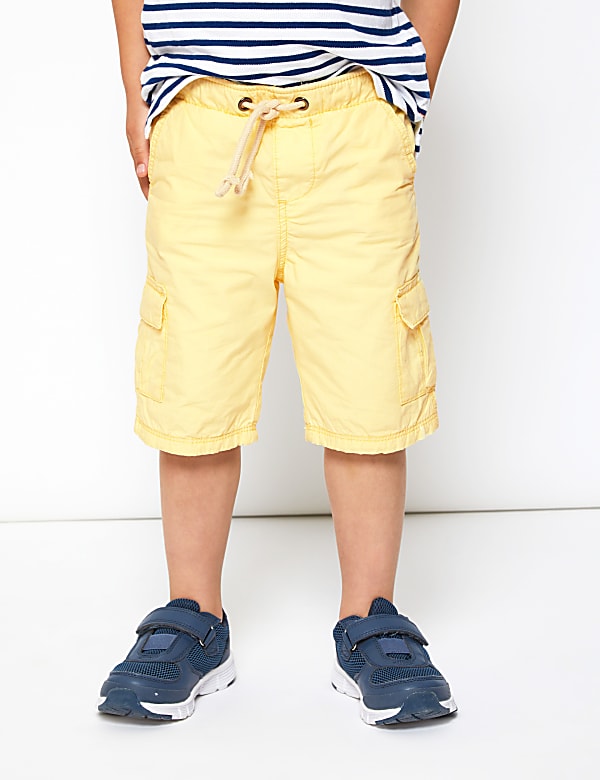 Regular Pure Cotton Utility Shorts (2-7 Yrs)