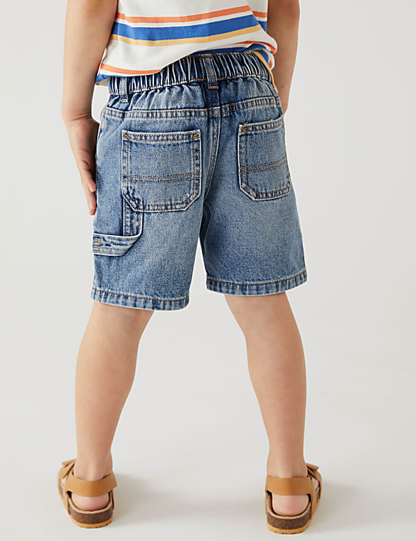 Pure Cotton Denim Shorts