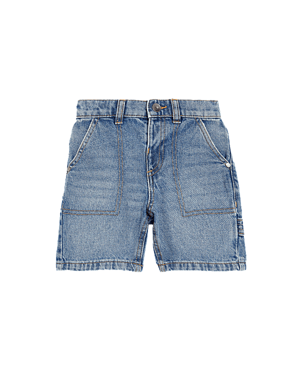 Pure Cotton Denim Shorts