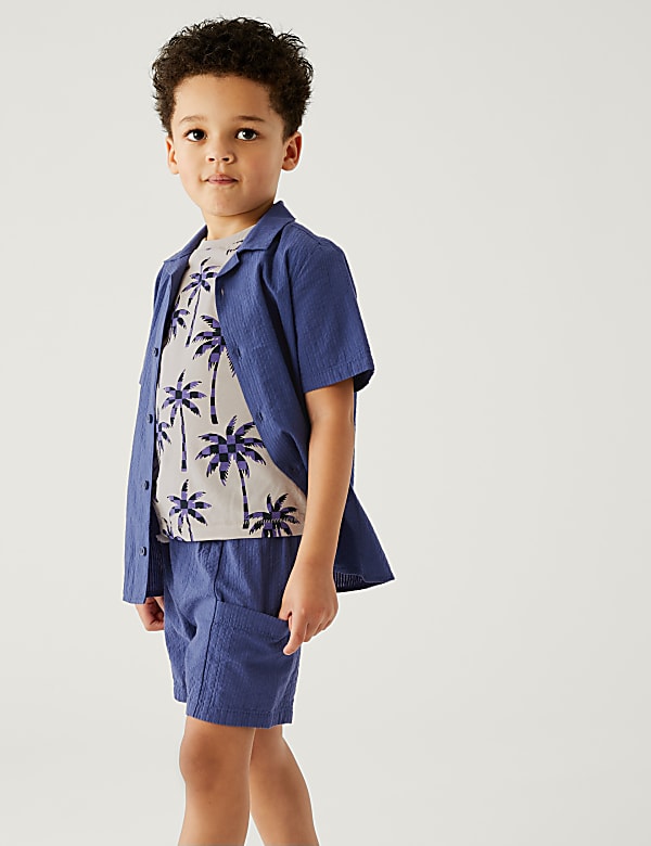 Pure Cotton Safari Print Shorts