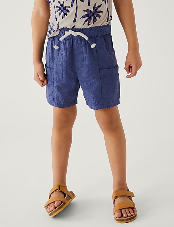 Pure Cotton Safari Print Shorts