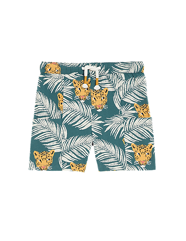 Pure Cotton Safari Print Shorts