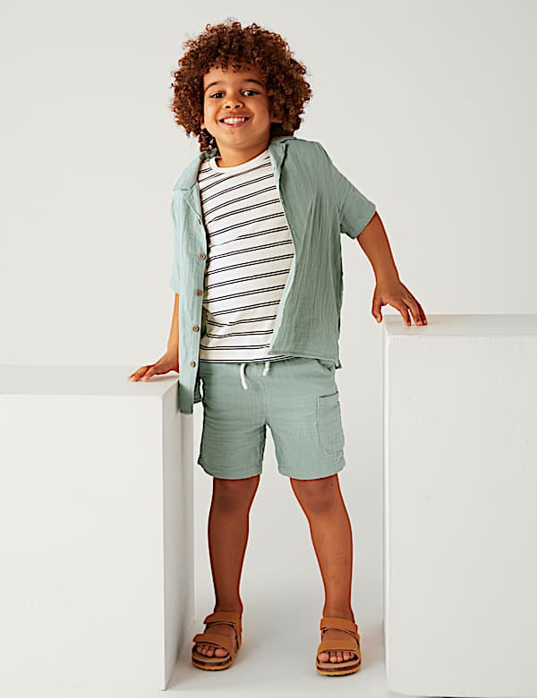 Pure Cotton Shorts (2-8 Yrs)