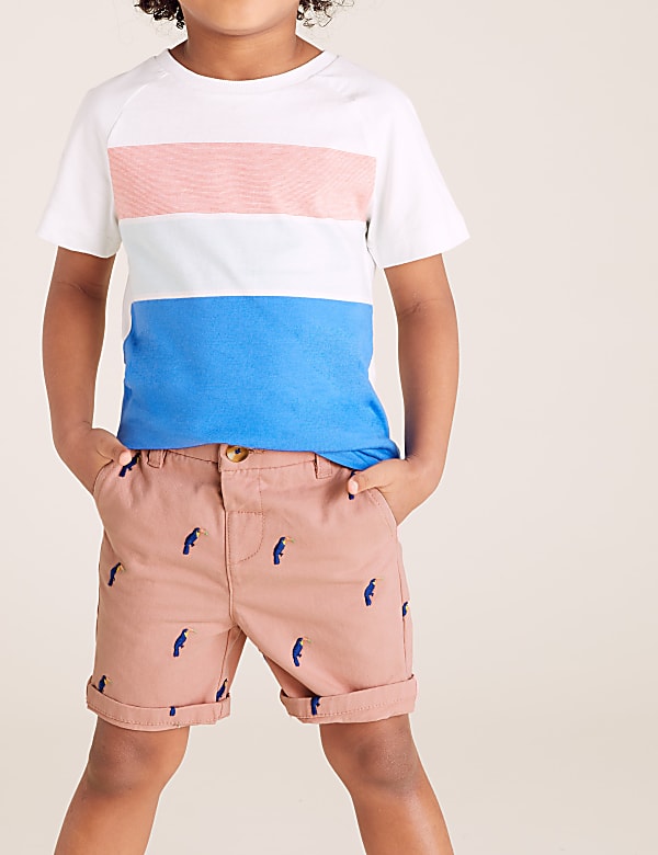 Pure Cotton Toucan Chino Shorts