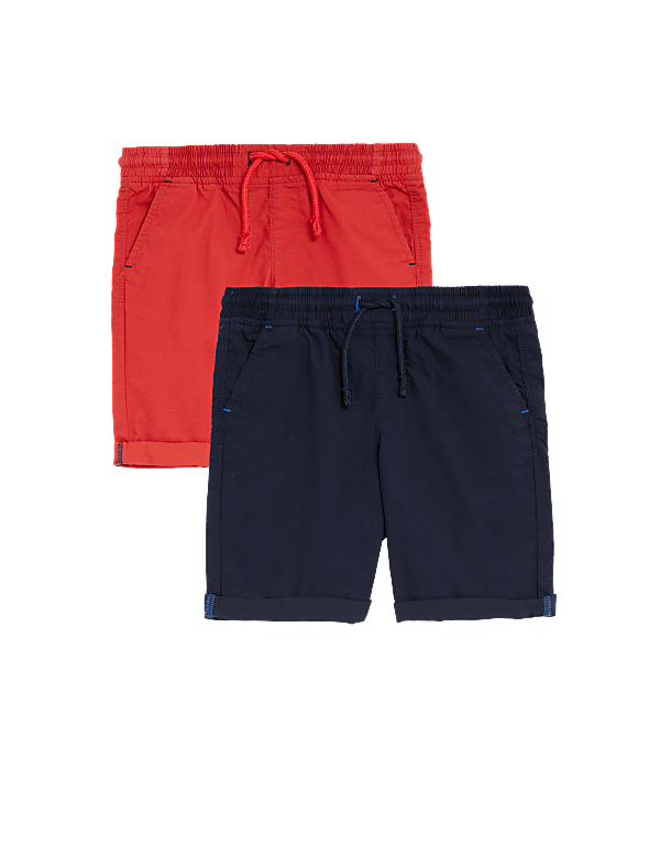 2pk Pure Cotton Shorts