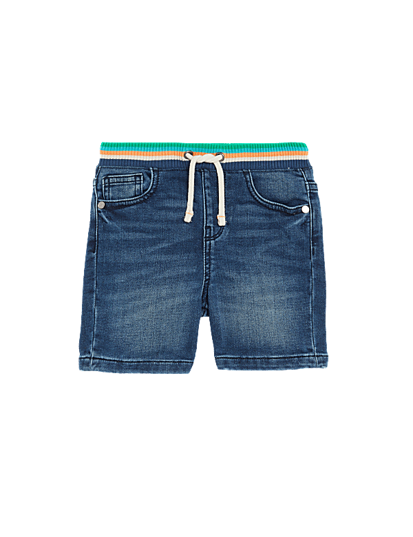 Cotton Rich Denim Shorts