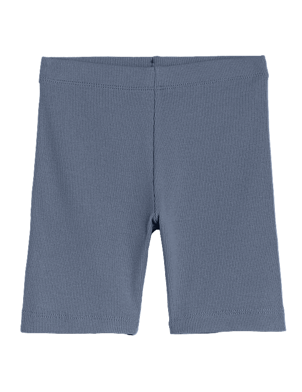 Cotton Rich Ribbed Cycling Shorts