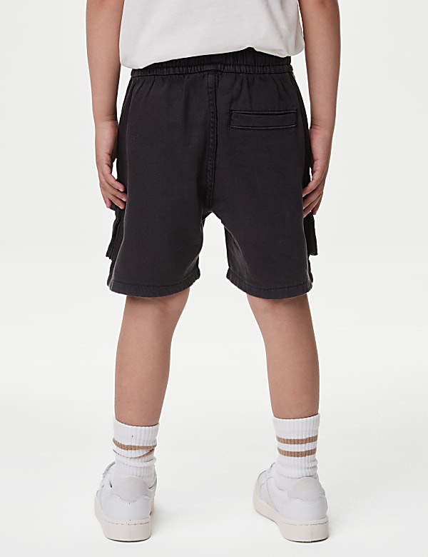 Pure Cotton Cargo Shorts (2-8 Yrs)