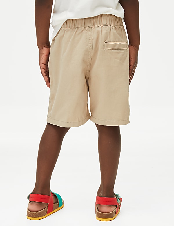 Pure Cotton Embroidered Shorts (2-8 Yrs)