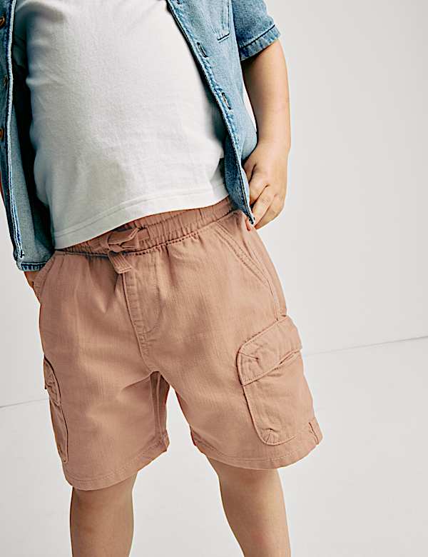 Cotton Rich Cargo Shorts (2-8 Yrs)