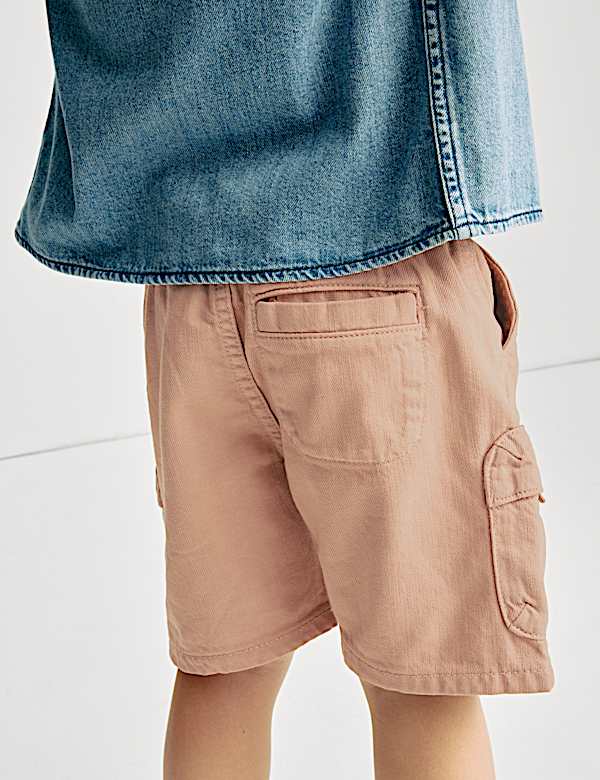 Cotton Rich Cargo Shorts (2-8 Yrs)