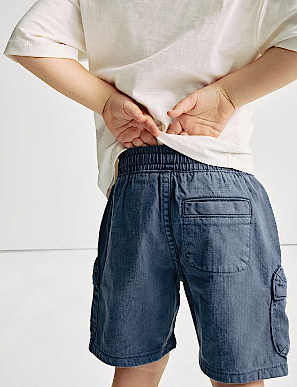 Cotton Rich Cargo Shorts (2-8 Yrs)
