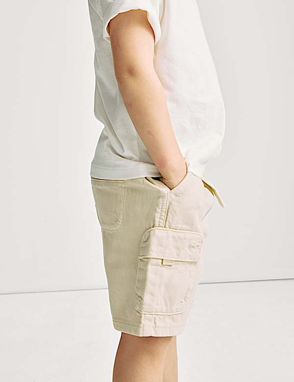 Cotton Rich Cargo Shorts (2-8 Yrs)