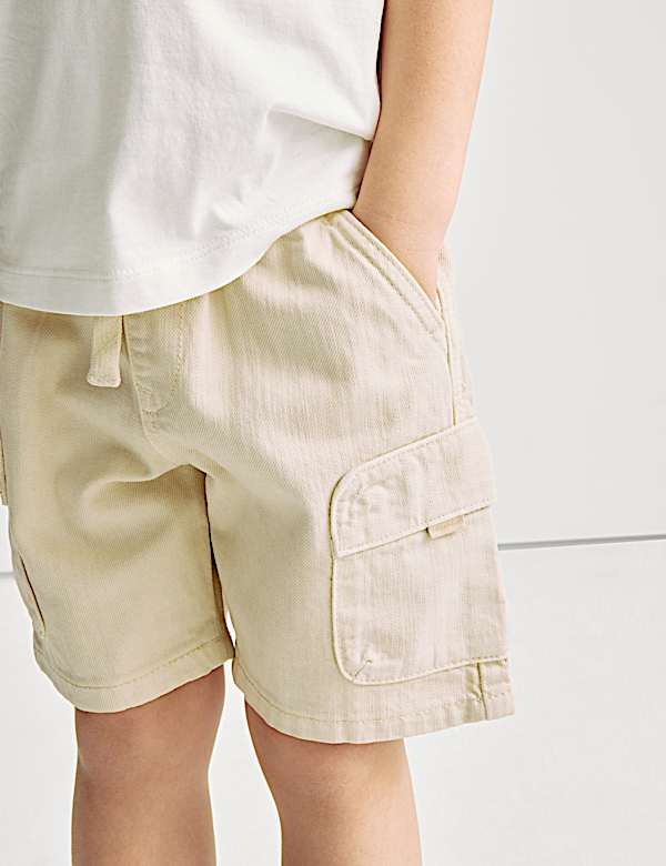 Cotton Rich Cargo Shorts (2-8 Yrs)