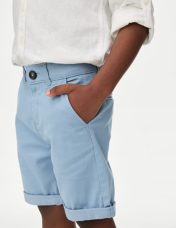 Σορτς chino με υψηλή περιεκτικότητα σε βαμβάκι (2-8 ετών) - GR