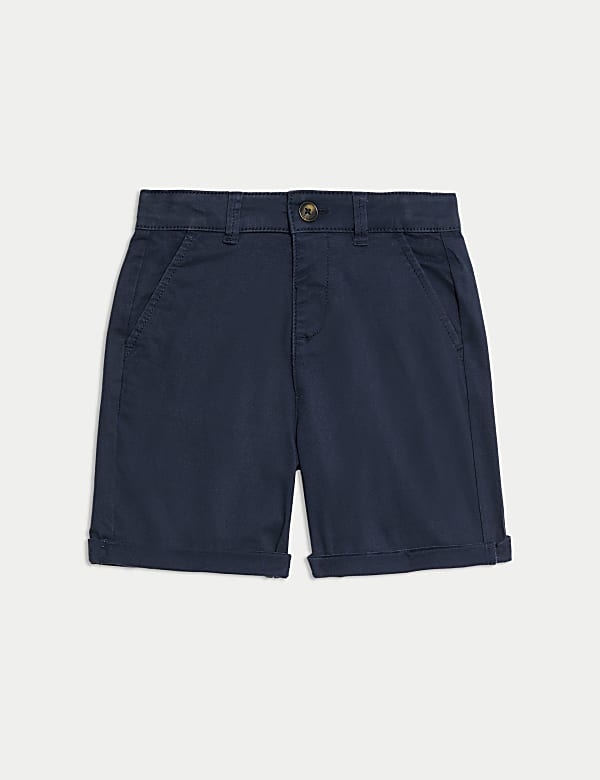 Cotton Rich Chino Shorts (2-8 Yrs) - GR