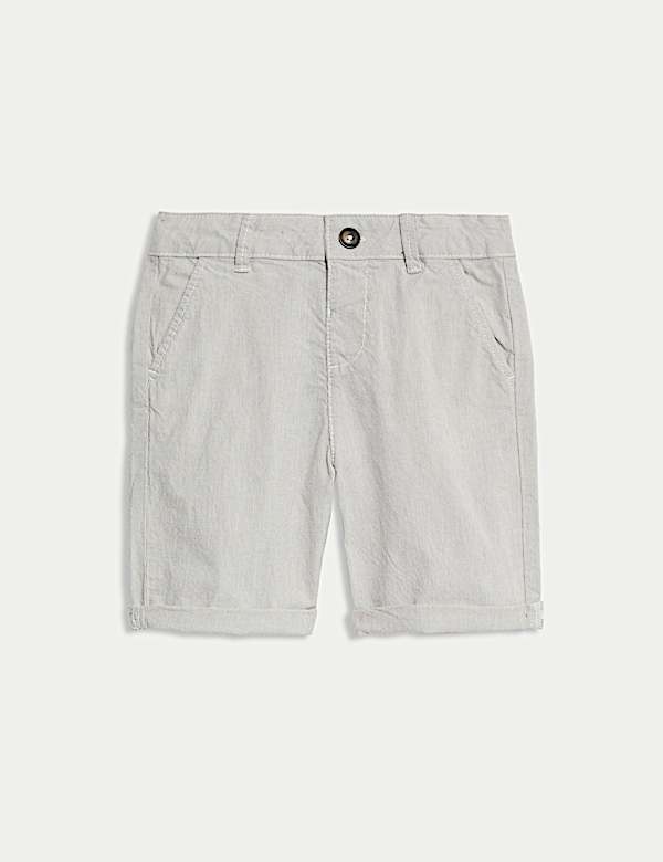 Short chino en coton à rayures (du 2 au 8 ans) - CH
