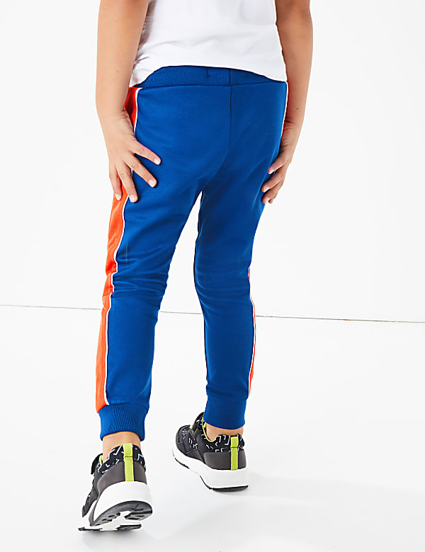 Cotton Rich Side Stripe Joggers (2-7 Years)