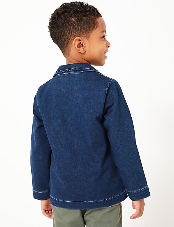 Cotton Rich Boxy Denim Jacket (2-7 Years)