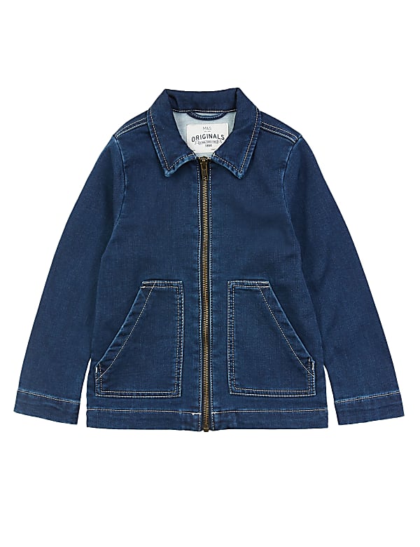 Cotton Rich Boxy Denim Jacket (2-7 Years)