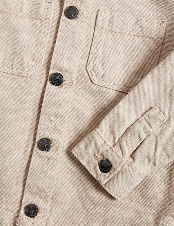 Pure Cotton Shacket (2-8 Yrs)