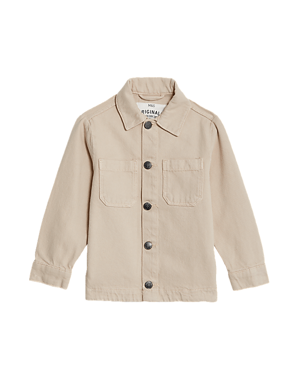 Pure Cotton Shacket (2-8 Yrs)