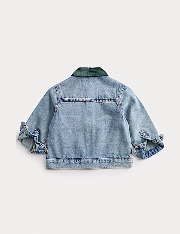 Denim-Hemdjacke aus reiner Baumwolle (2&ndash;8 J.) - AT