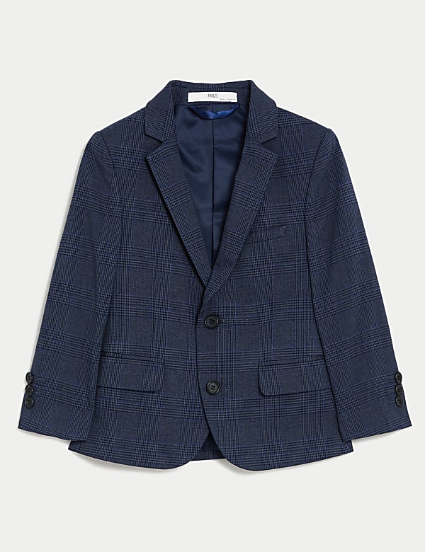Checked Suit Jacket (2-8 Yrs) - CN