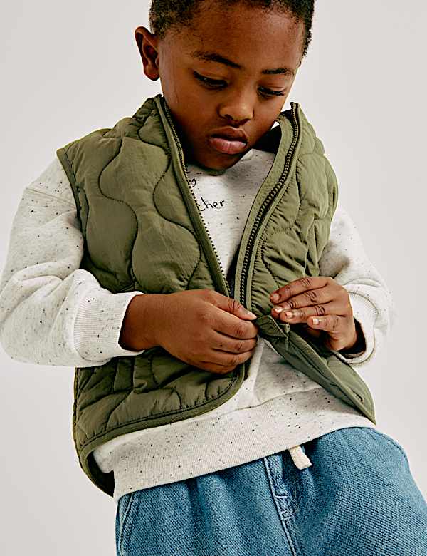 Quilted Lightweight Gilet (2-8 Yrs) - SK