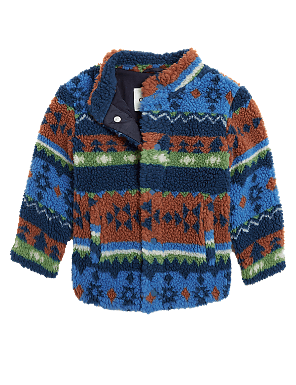 Borg Printed Shacket
