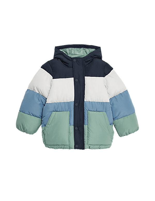 Stormwear™ Padded Colour Block Coat (2-8 Yrs)