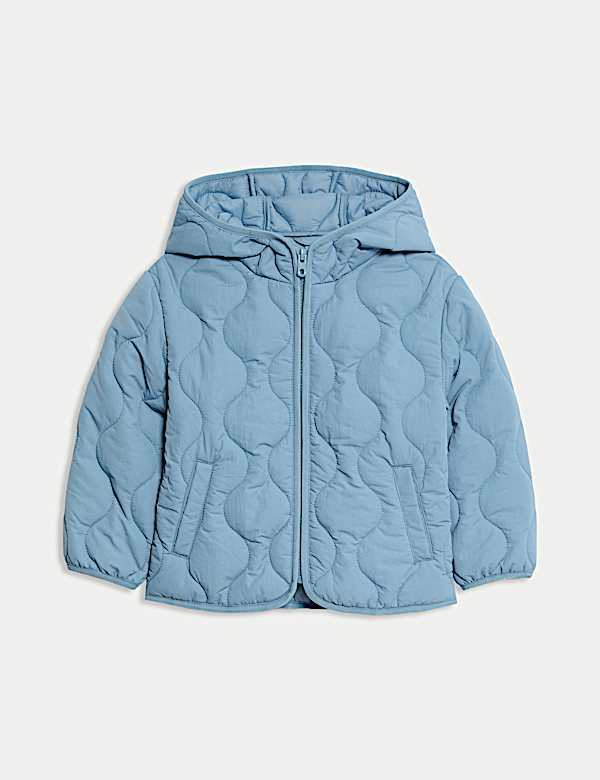 מעיל מרופד קל משקל בדוגמת קווילט (2‏-8 שנים) - IL