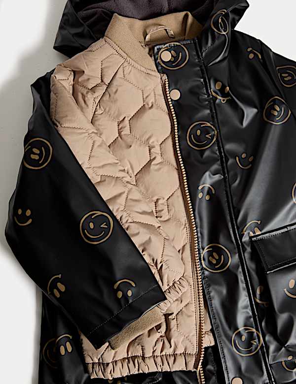 3-in-1 Patterned Fisherman Coat (2-8 Yrs) - CA