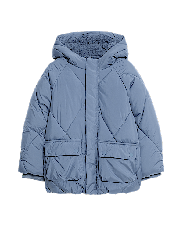 Midweight Padded Hooded Coat (2-8 Yrs)