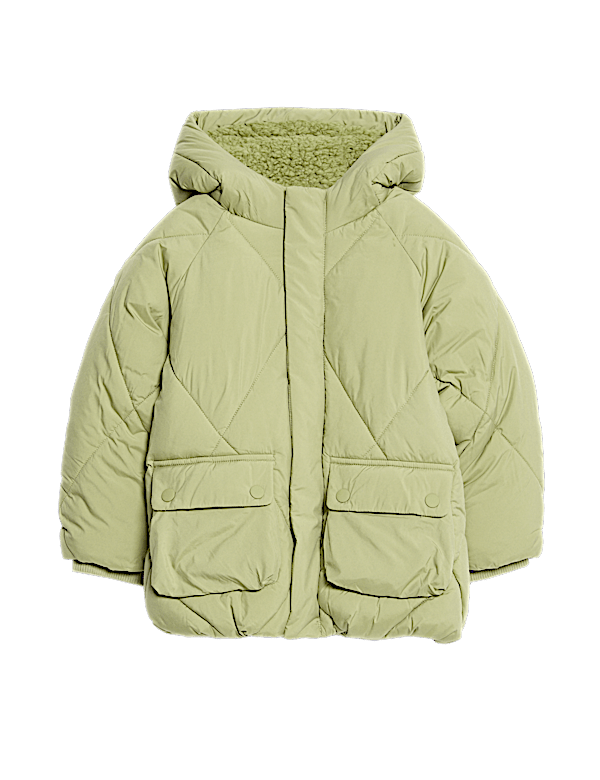 Midweight Padded Hooded Coat (2-8 Yrs)