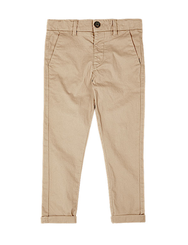 Cotton Chinos with Stretch (3 Mths - 7 Yrs)