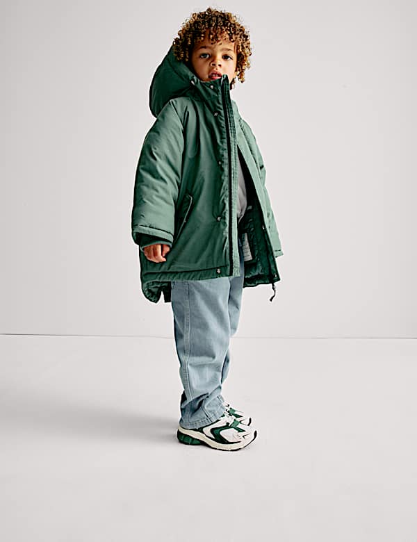Hooded Padded Parka Coat (2-8 Yrs)