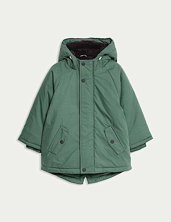 Katoenrijke parka met capuchon (2-8 jaar) - BE