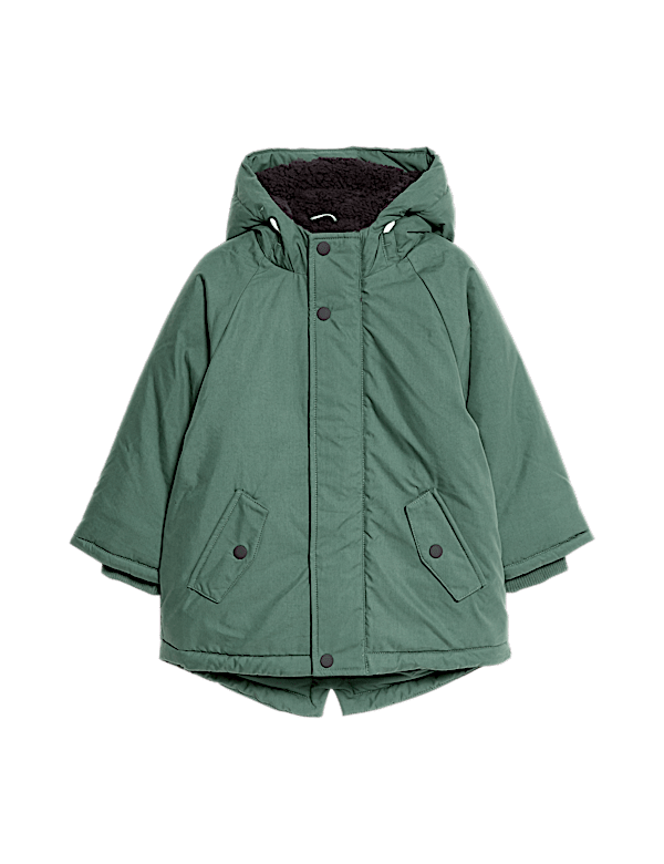 Hooded Padded Parka Coat (2-8 Yrs)