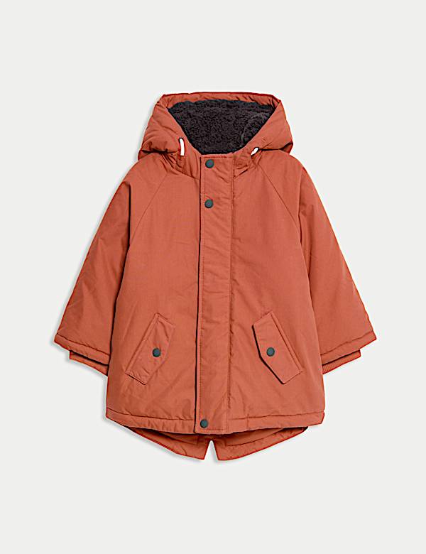 Cotton Rich Hooded Parka (2-8 Yrs) - HR
