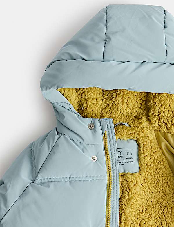 Borg Lined Padded Coat (2-8 Yrs)
