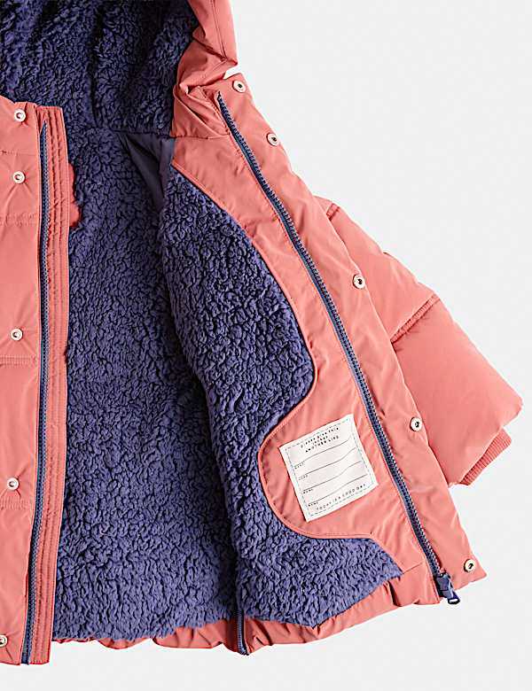 Borg Lined Padded Coat (2-8 Yrs)