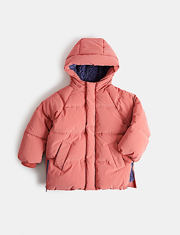Borg Lined Padded Coat (2-8 Yrs)