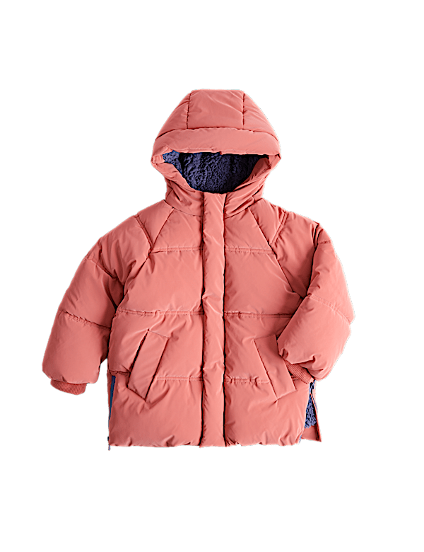 Borg Lined Padded Coat (2-8 Yrs)
